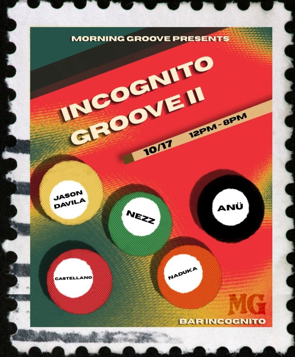 Incognito Groove II poster, Oct 17